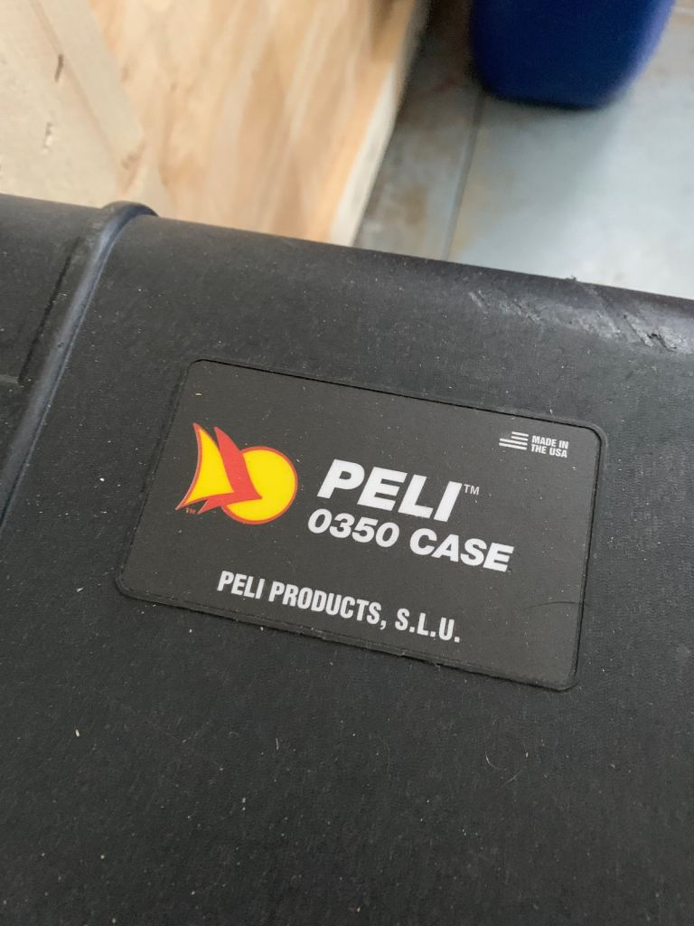 PELI 0350 storage Cube Case