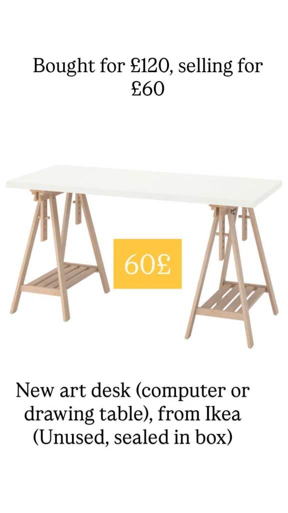 IKEA Desk – Brand New, Still in Boxes – Never Used!