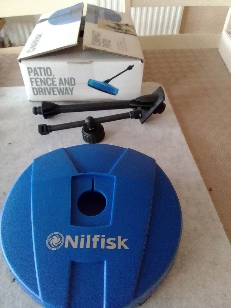 Nilfisk power washer compact patio ,and driveway cleaner 