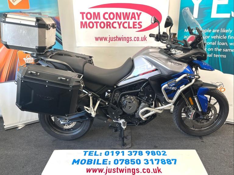 TRIUMPH TIGER 850 SPORT, 2021(21), IMMACULATE BIKE, 21,253 MILES, FSH, £6495