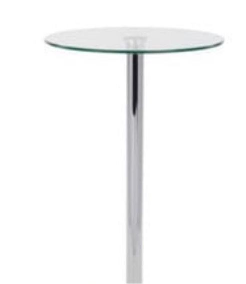 Round Glass Bistro / Tall Table