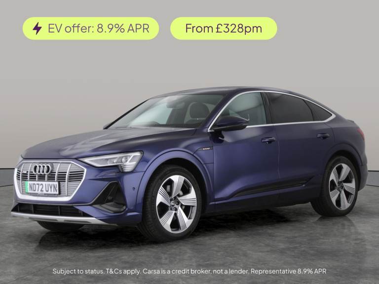 2023 Audi e-tron 55 S line Sportback 5dr Electric Auto quattro 95kWh (11kW Charger) (408 ps) Suv ...