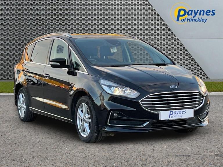 2022 Ford S-Max Titanium 2.5 Petrol Hybrid Auto in Agate Black, Full History