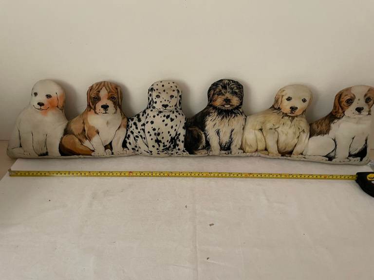 Cute Puppy Dog Draught Excluder – Good Condition