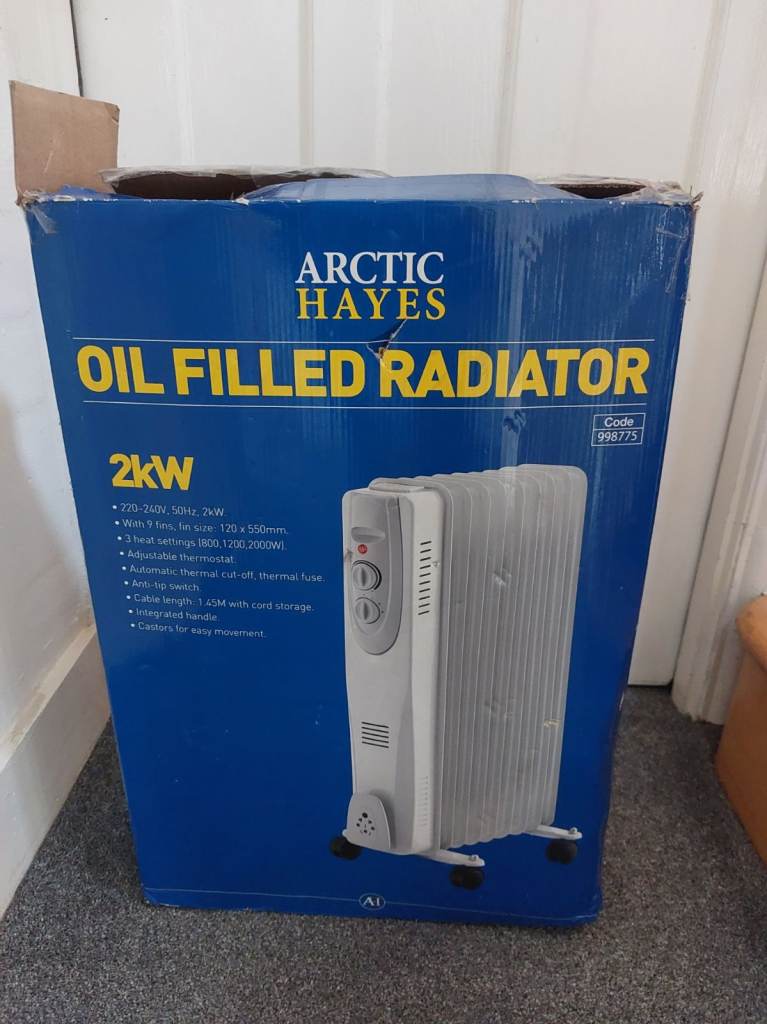 Artic Hayes Oil Filled Radiator- Brand New