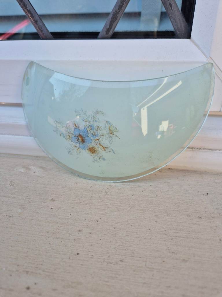 Sections from glass lampshade