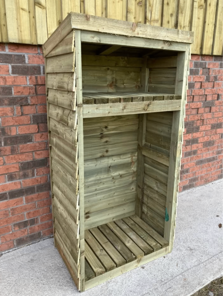image for LOG STORE SHED SUPER HEAVY DUTY TIMBER FIREWOOD STORAGE £125 FREE LOCAL DELIVERY CLITHEROE