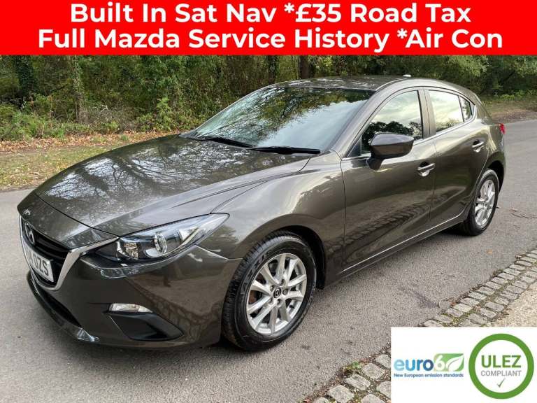 2014 Mazda Mazda3 2.0SKYACTIV-G SE Nav Hatchback Grey  - £35 Road Tax HATCHBACK Petrol Manual