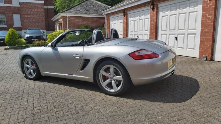 Porsche 987 Boxster 3.4S 6 speed. Arctic Silver Metallic with superb Porsche Service History