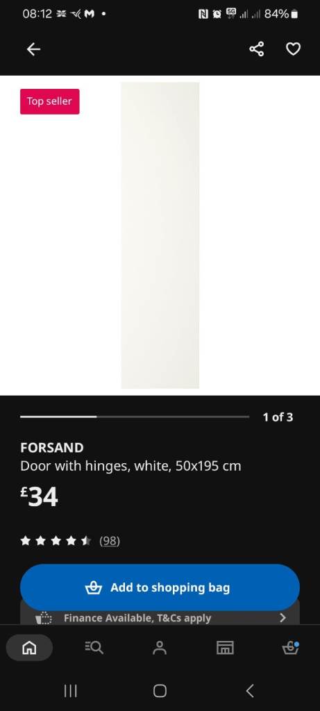 Pax ikea forsand wardrobe doors 