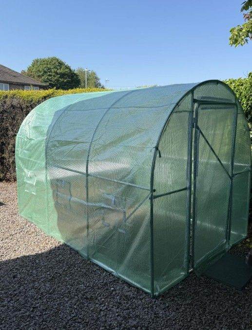 3x2 Meter Outdoor Garden Polytunnel Greenhouse Shed for Plant Cultivation 