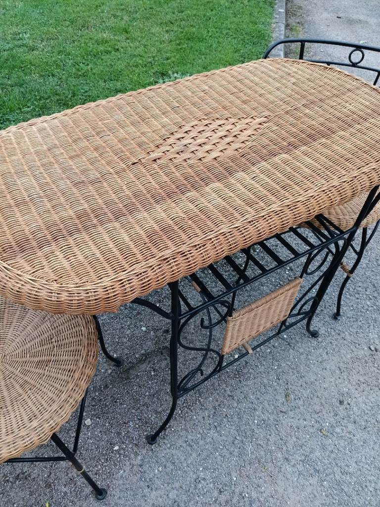 Bistro  table  and two  chairs 