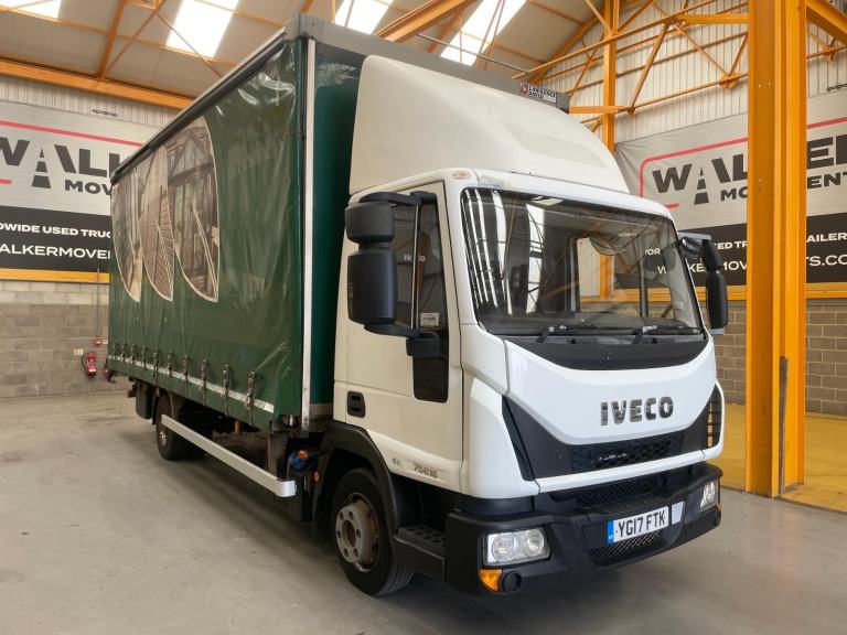 IVECO EURO CARGO 75E16 *EURO 6* 4X2, 7.5 TONNE CURTAINSIDER - 2017 - YG17 FTK