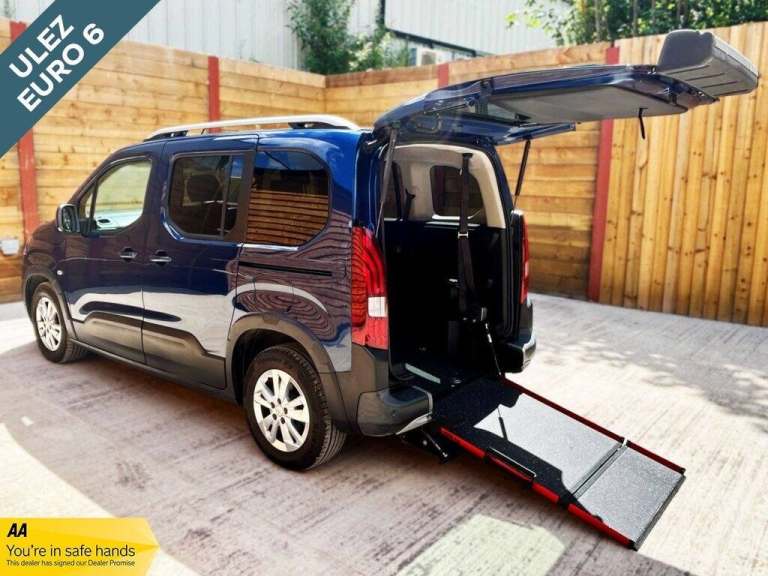 2019 Peugeot Rifter 3 Seat Auto Wheelchair Accessible Disabled Access Vehicle WAV MPV Diesel Auto...