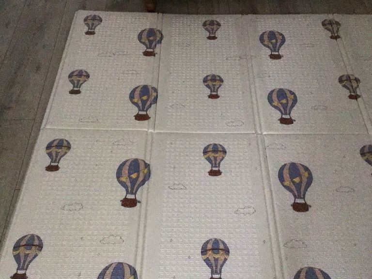 Baby Play Mat - Hot Air Balloon Design, Good Condition