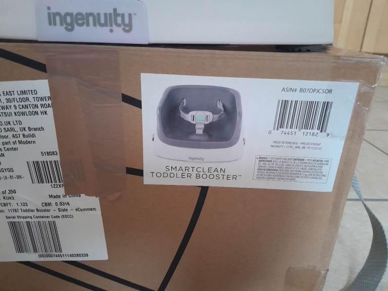 Ingenuity Smart Clean Toddler Booster Seat