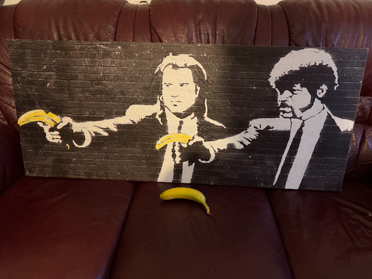 Banksy Print Canvas X 4