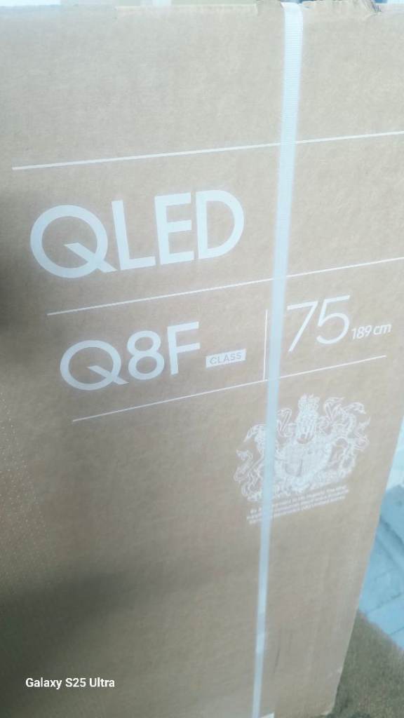 Samsung QLED Q8F 75-inch TV – Brand New in Box