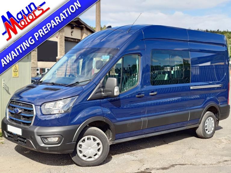 Ford E-TRANSIT 390 TREND 270PS Double Cab-In Van 6 Seat ELECTRIC CREW VAN 