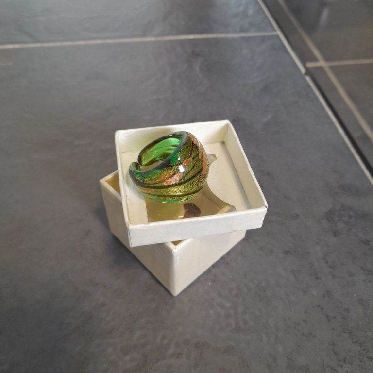 Chunky Glass Ring