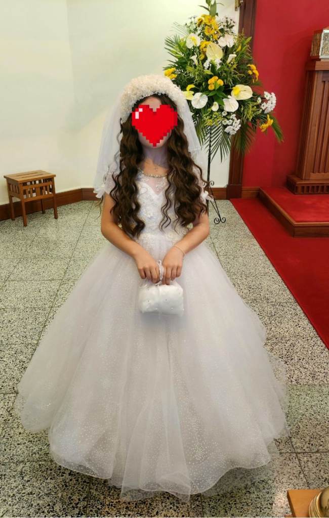 RAPUNZEL COMMUNION DRESS