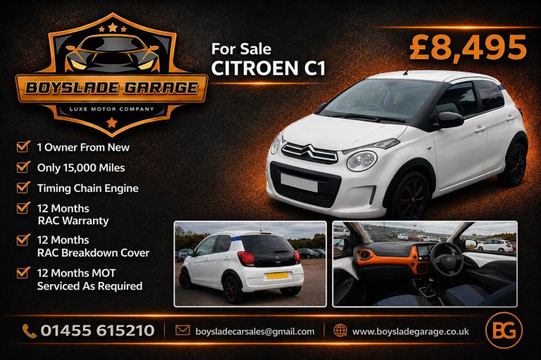 2019 Citroen C1 1.0 VTi 72 Urban Ride 5dr HATCHBACK Petrol Manual