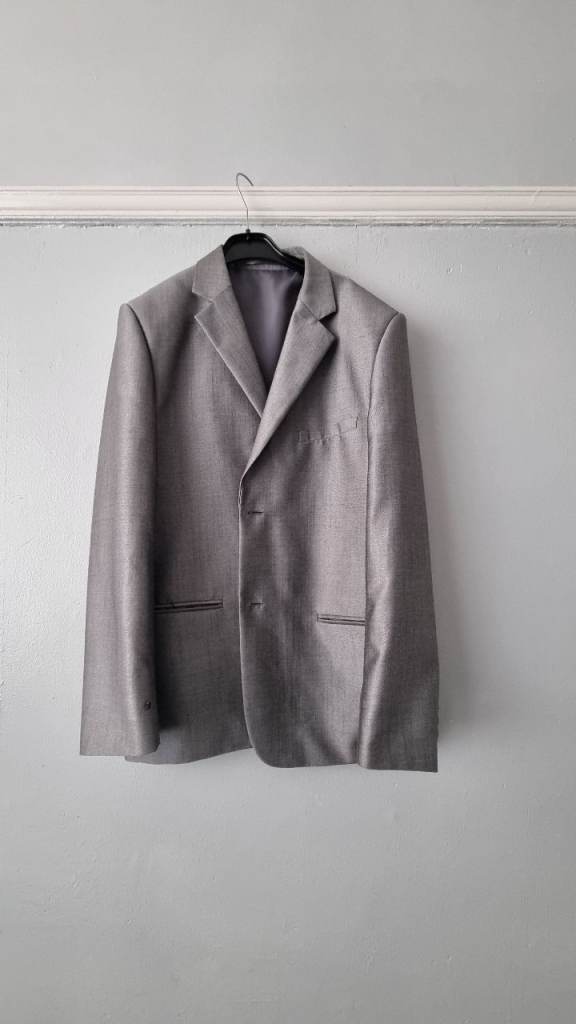 Creon Previs Size 14 Grey Blazer Excellent Condition