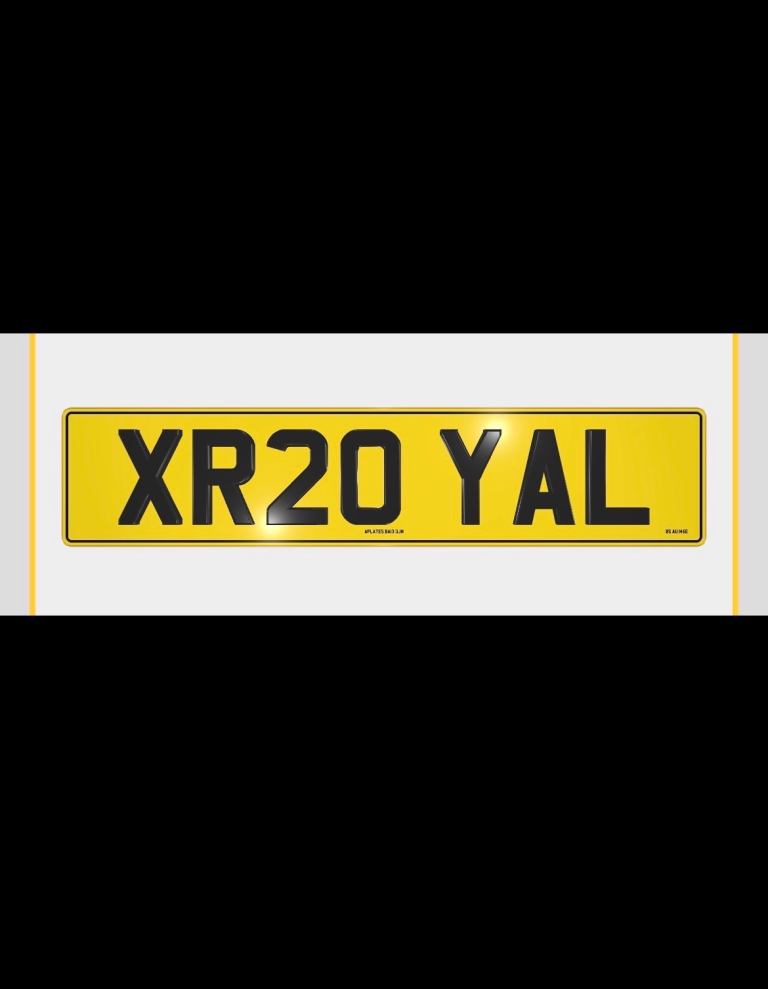 ROYAL ‘XR20 YAL’ PRIVATE NUMBER PLATE ROYALTY KING QUEEN PRINCE PRINCESS