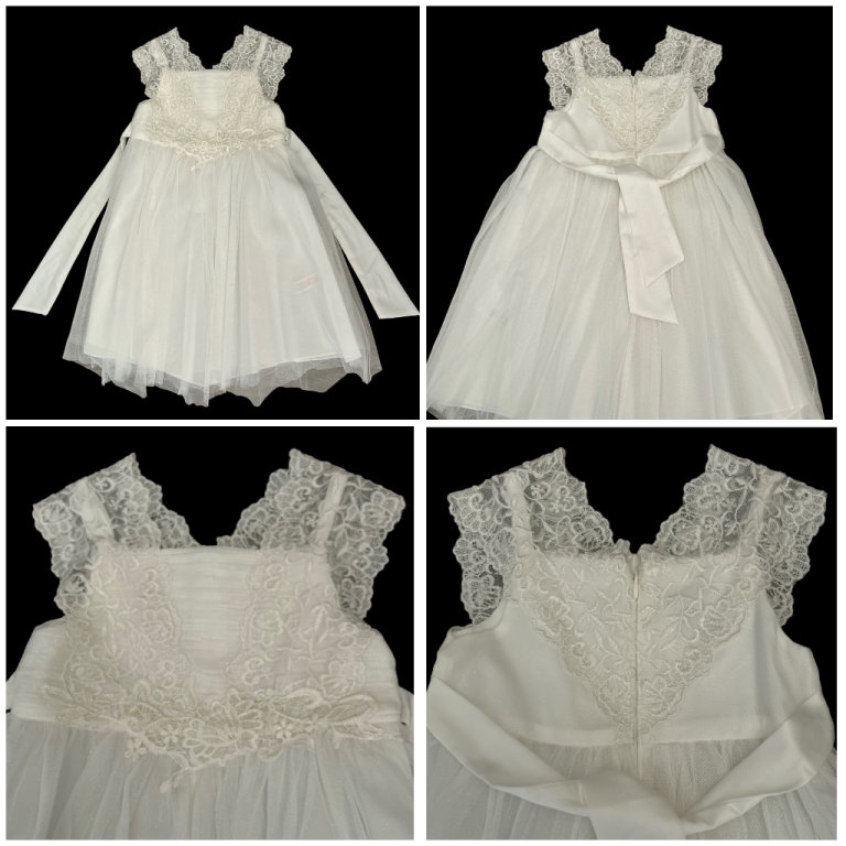 Monsoon Girls Bridesmaid, Christening, Holy Communion, Party Dress In Ivory Aged 6 Years Old 