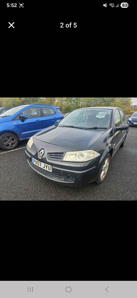 Renault, MEGANE, Hatchback, 2007, Manual, 1598 (cc), 5 doors