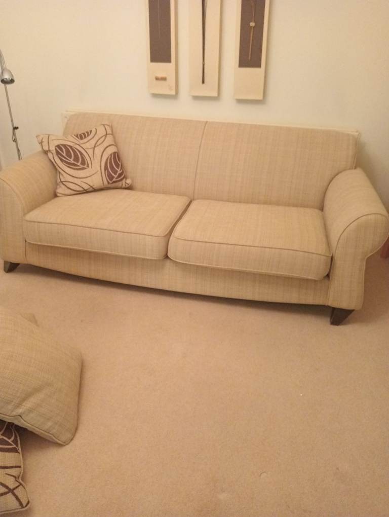 Three large sofas