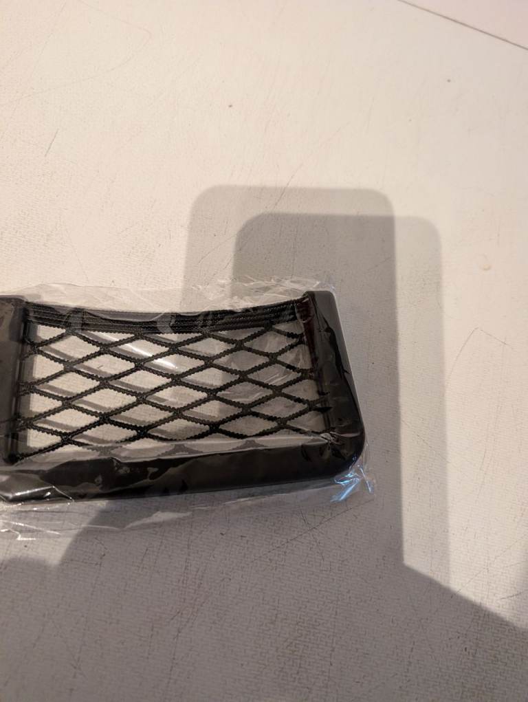 Van Truck Car Seat Side Back Net Mesh Storage Bag Phone Holder Pocket Organizer