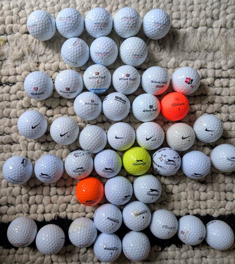 image for 50 Golf Balls - B Grade, Mixed Brands