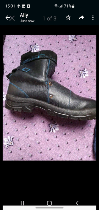 Welding Boots Size 9
