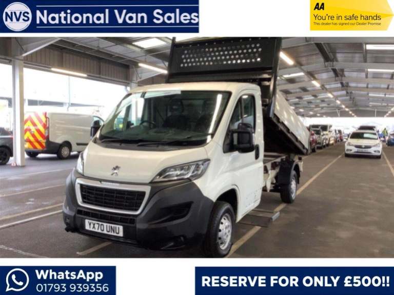 2020 Peugeot Boxer BLUEHDI TIPPER 335 L2 CHASSIS CAB Diesel Manual