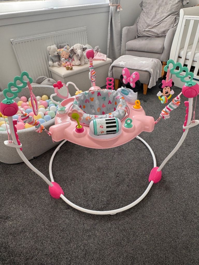 Minnie Mouse Baby Bouncer Activity Centre – Good Condition