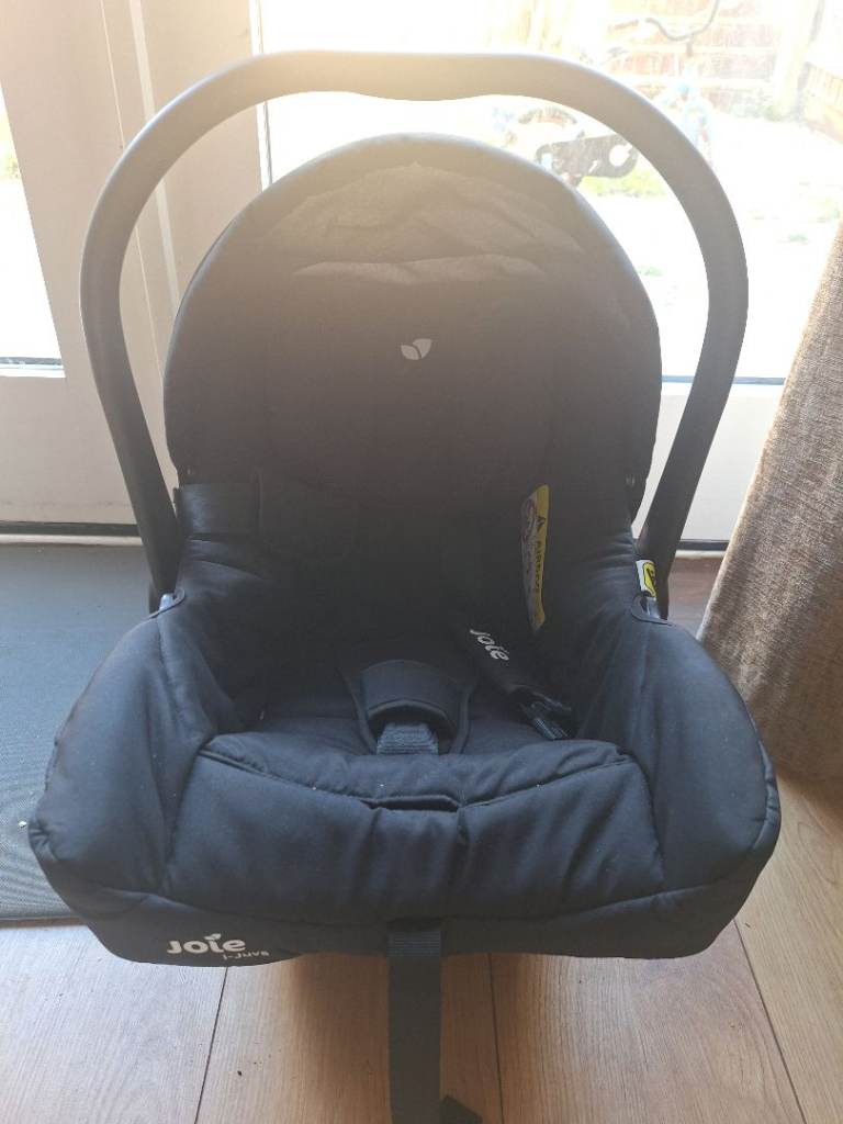 Joie i-Juva i-Size Infant Car Seat - Black, Excellent Condition