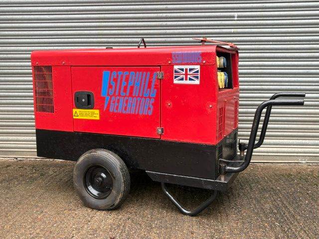 STEPHILL SSD10000S 10KVA SUPER SILENT DIESEL GENERATOR DUAL VOLTAGE 110V / 240V KUBOTA ENGINE