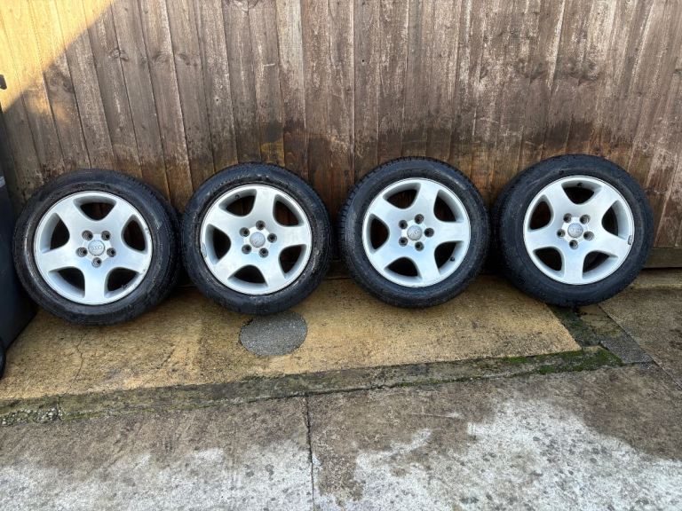 Audi A3 A4 A6 Volkswagen Golf Caddy T4 Transporter Touran Jetta 16” Alloy Wheels 5x112