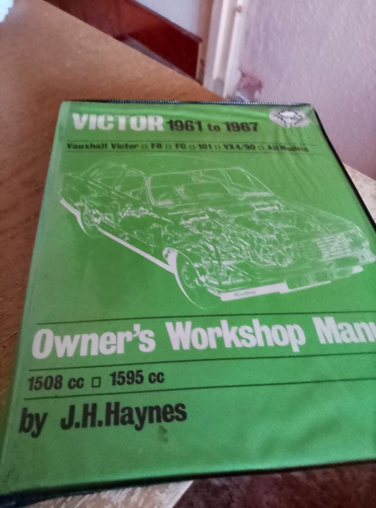 Vauxhall victor 1961-1967 workshop manual 1508-1595cc