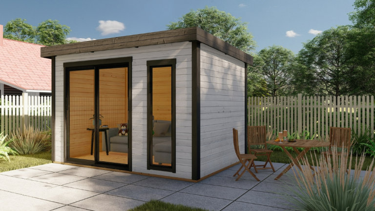 Garden Office 3.6mx2.4m in 28mm