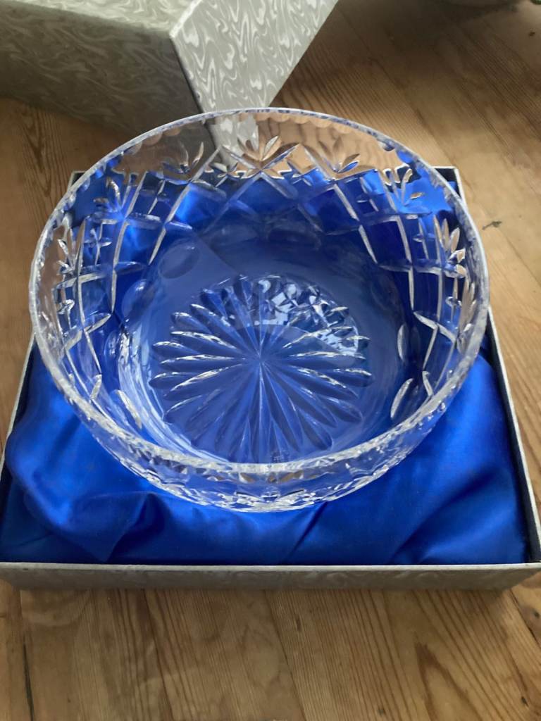 Royal Doulton crystal fruit bowl