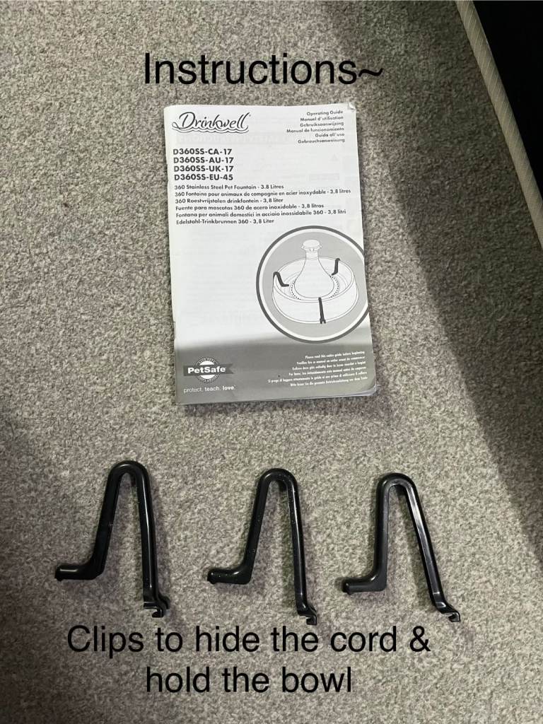 Barely used - Drinkwell 360 Stainless Steel Dog & Cat Water Fountain