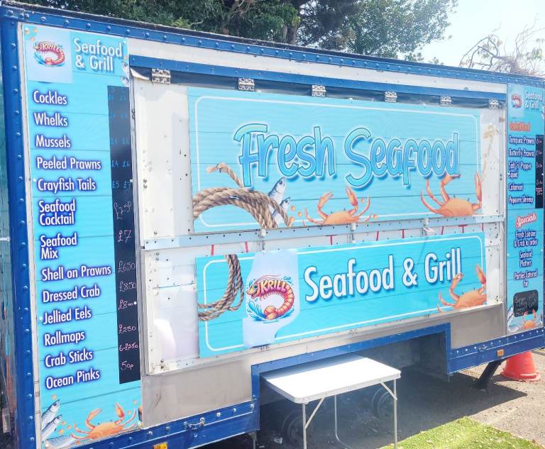 Seafood & Grill Catering Trailer - Ready for Business