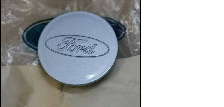 4 x ford silver centre caps