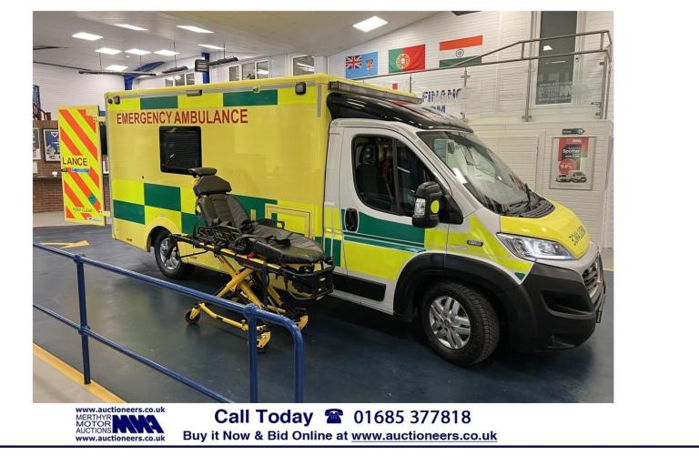 2020 Fiat Ducato 2.3 176PS LWB WAS BODY AMBULANCE C/W STRYKER STRETCHER -------------------- NA D...