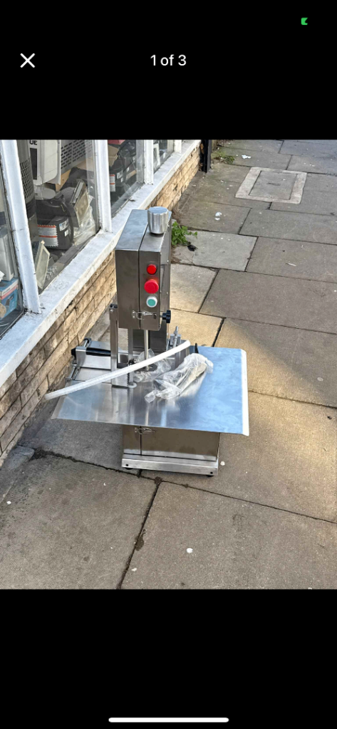 Commercial brand new bone saw cage shop butcher restaurant takeaway 