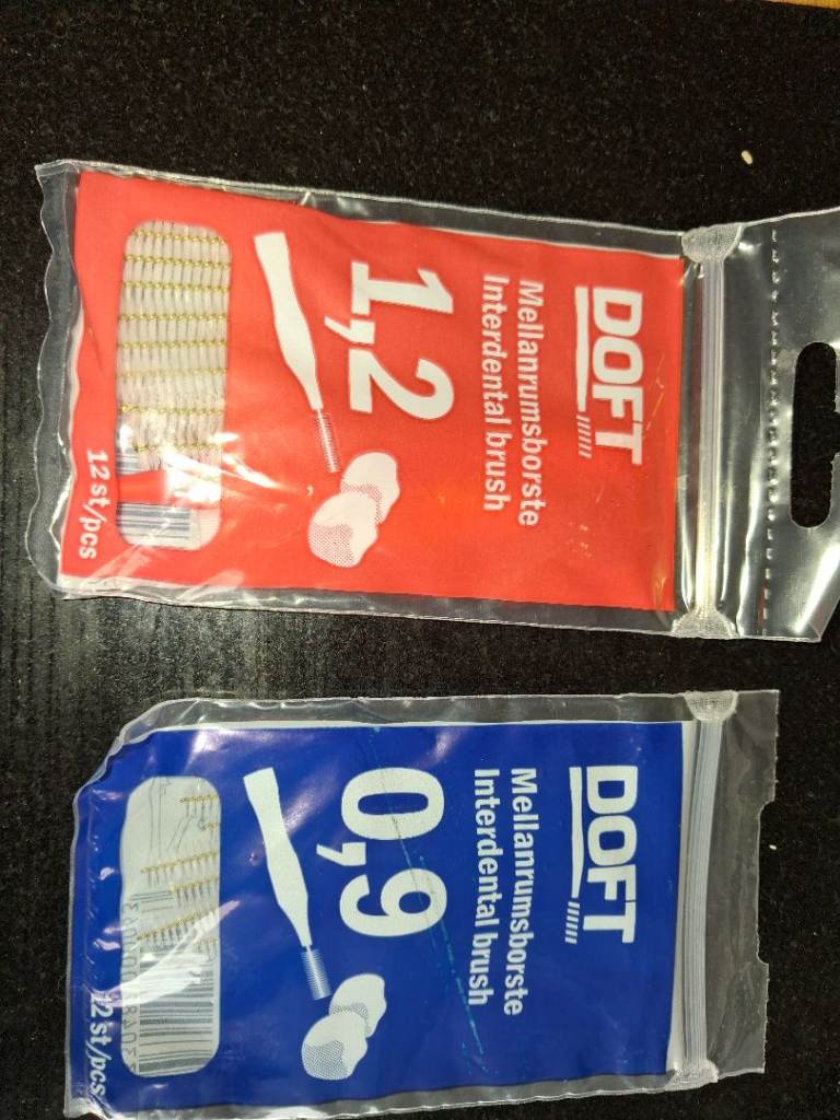 FREE 2 packets interdental brushes for teeth 