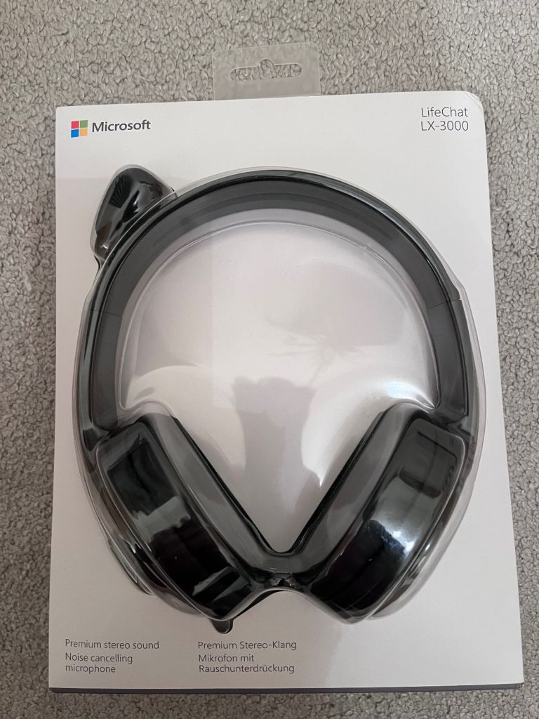 Microsoft LifeChat LX-3000 Headset - Brand new