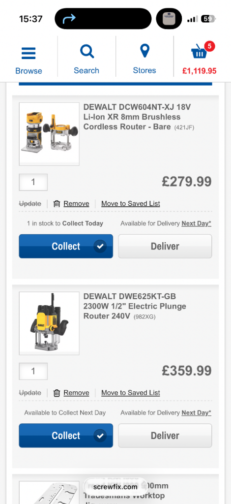 Dewalt routers and jigs 